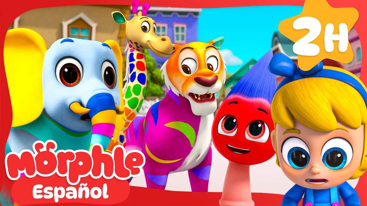 ¡Morphle devuelve el color a la ciudad! | Mila y Morphle en Español | Dibujos animados