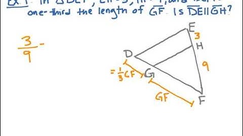 Parallel Lines and Proportional Parts