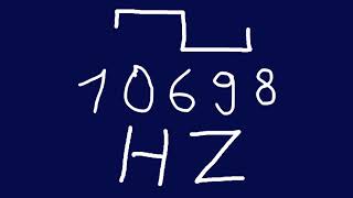 10698 hz square