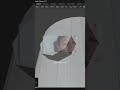 Make this easy shape in blender. #shorts #blendermodeling