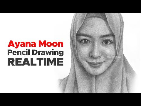 Sketsa Pensil Ayana Moon (REALTIME)