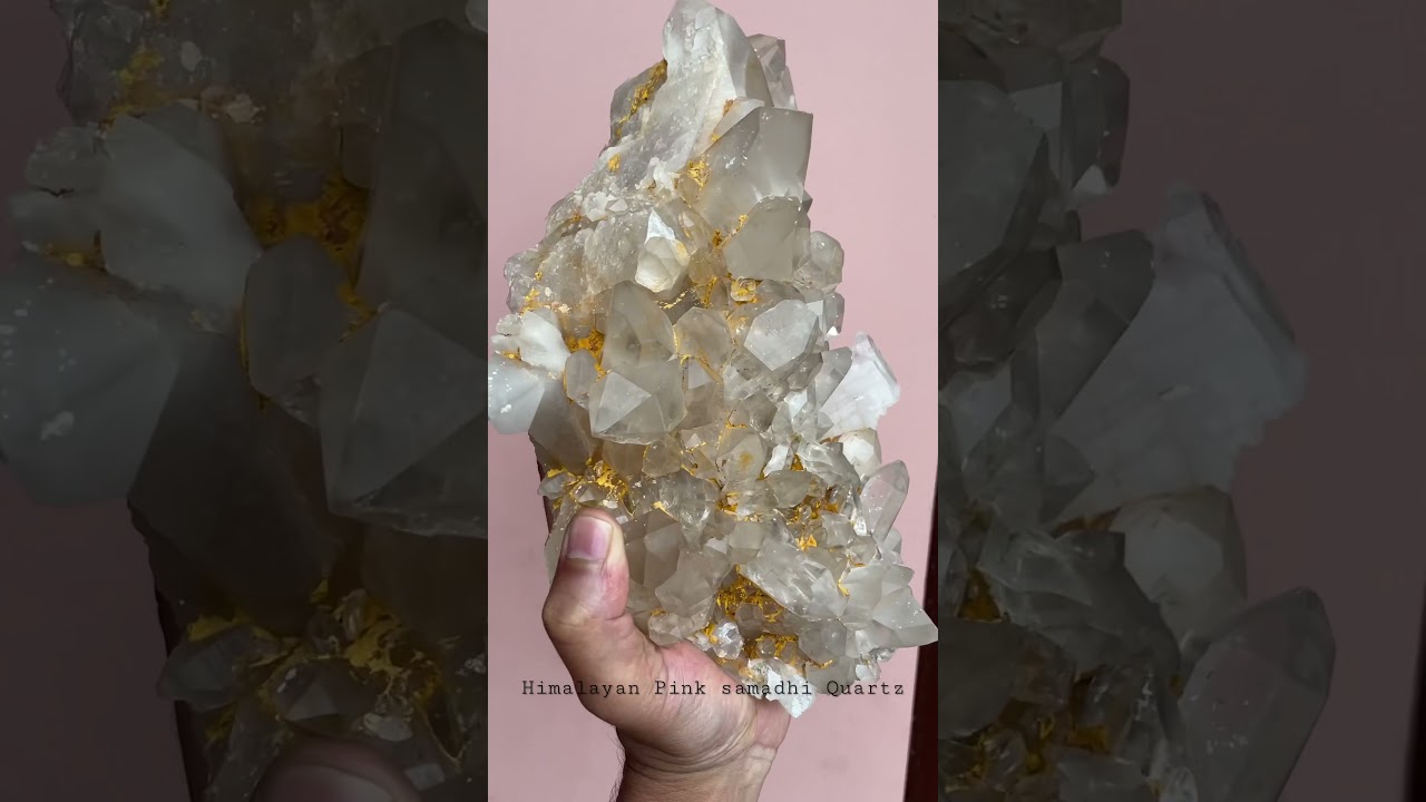 Himalayan pink samadhi Quartz