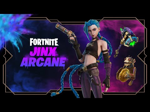 Jinx Arcane de League of Legends llega a sembrar el caos en Fortnite