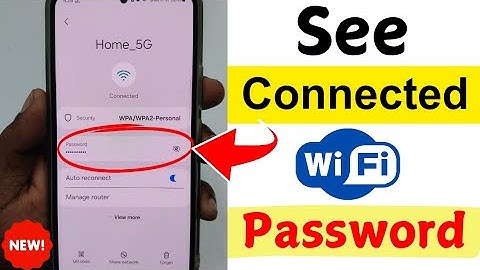 How to See Connected WiFi Password in Mobile Phone 2025