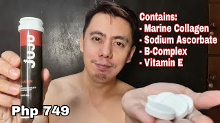 JUJU COLLAGEN + VITAMIN C (SODIUM ASCORBATE) VITAMIN B COMPLEX & ALPHA TOCOPHEROL WHITENING REVIEW