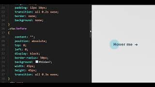 NEW! "Hover Button  Design with HTML & CSS! ✨ | SVG div Coding"@Codingpolar