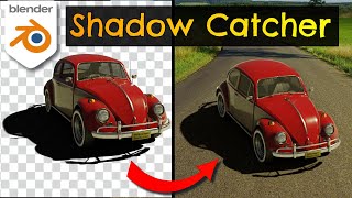 How to make a shadow catcher in Blender 4.0 Cycles and Eevee