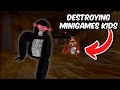 Destroying minigames kids is very funny gorilla tag vr