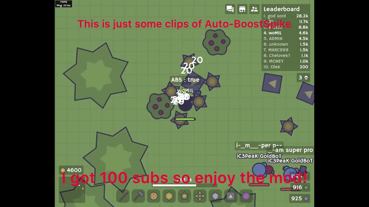 MAKING THE BEST BASE IN MOOMOO.IO SANDBOX MODE (MOBILE) PART1