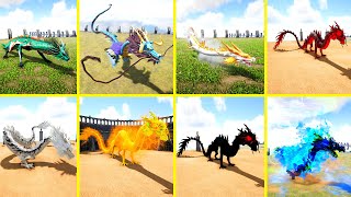 ARK - Mod tất cả Rồng Châu á (Long Vương, Rồng Gió, Rồng Kaido...) cắn nhau -  Rồng mạnh nhất | GHTG screenshot 4
