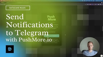 Send Device Notifications from Datacake to Telegram