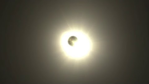 Solar Eclipse After Effects Test 4K