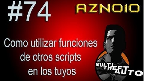 Como utilizar funciones de otros scripts en los tuyos MTA SA