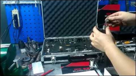 New Common Rail BOSCH DENSO Injector Reparing Measuring Tool Operating Video-6