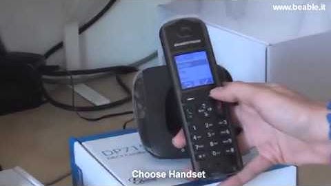 Tutorial 24  Grandstream IP cordless DP715 DP710 configuration