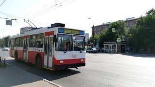Поездка в троллейбусе №4, по городу Ижевск. 08.07.2023