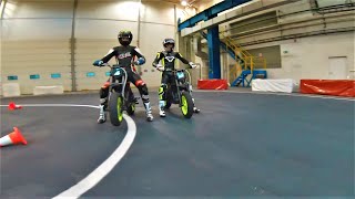 Pitland Prague | Filip Salač & Oliver König on pitbike | Crash | 6sfull