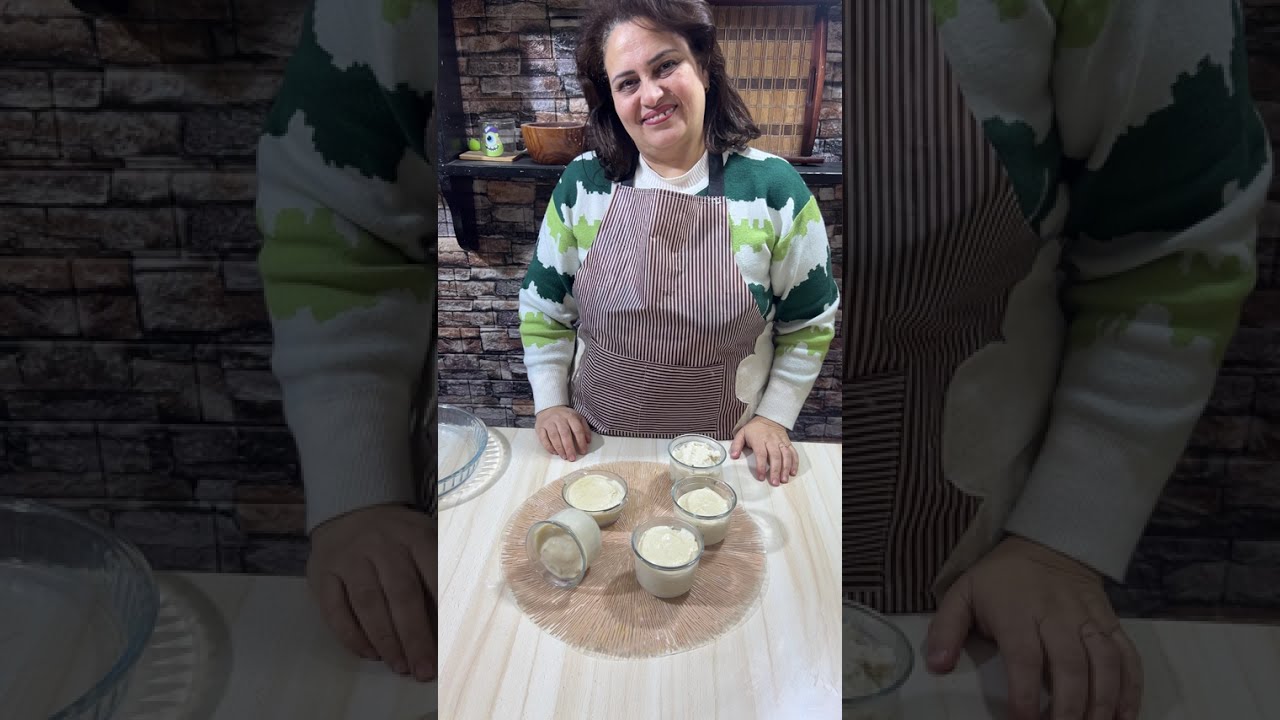 مش هتصدقوا! 😲 لبن وزبادي صيامي في البيت بمكون  واحد بس 🥛🥣#اكلات_صيامي 