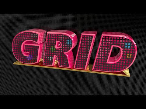 Grid Metal  Material - Cinema 4D R16 - R23 Tutorial