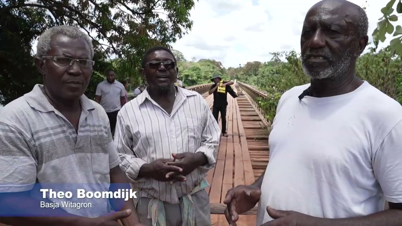 Minister Tsang bezoekt Witagron ivm de ingestorte brug