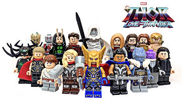 LEGO Thor Love & Thunder How To Build all main characters