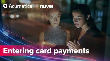 Acumatica: Entering Card Payments