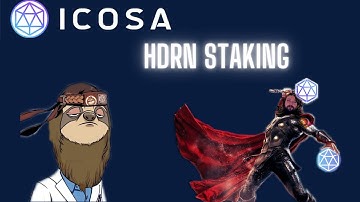 Staking for HDRN is coming! Icosa!