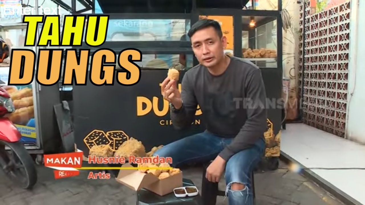 Husnie Ramdhan Jajan Tahu Dungs | MAKAN RECEH (07/10/21)