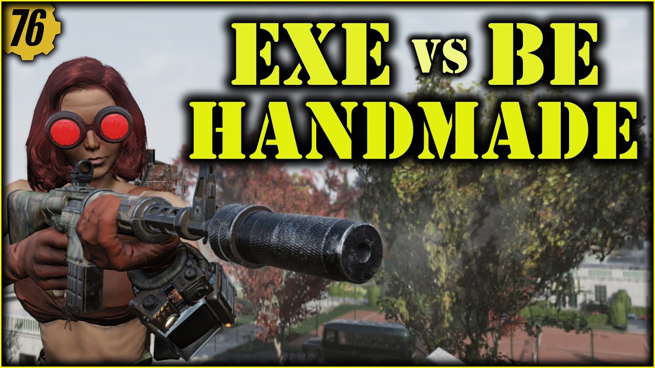 Fallout 76 - Executioner's vs Bloodied. Handmade Explosive War.