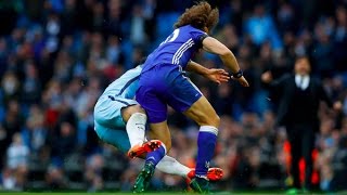 Aguero Red Card - Foul on David Luiz vs. Chelsea Premier League 3-12-2016