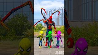 Mini-Mcu Spiderman,S Vs Big-Mcu Spiderman,S Battle Gta V