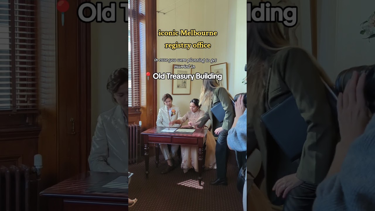 Iconic Melbourne registry office/ LGBT wedding photography 