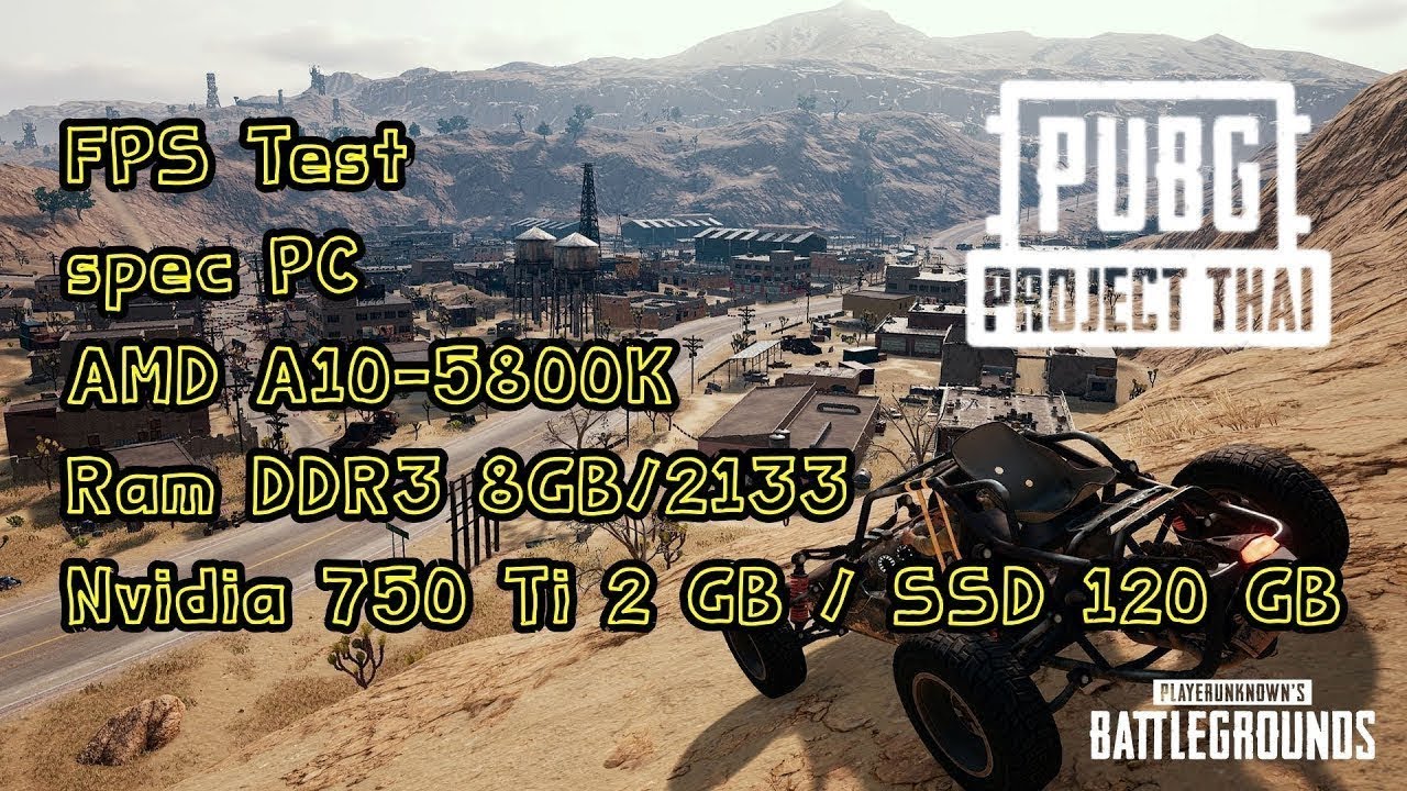 FPS Test in PUBG Project Thai  ( Verylow 720p )