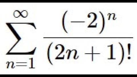Calculus II: Series: Absolutely convergent, conditionally convergent or divergent (example 3/8)
