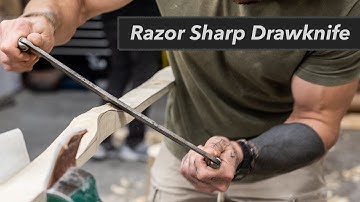 How to Freehand Sharpen a Draw Knife