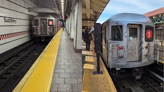 New York City Subway 1 Train South Ferry - Van Cortlandt Park-242nd Street R62A