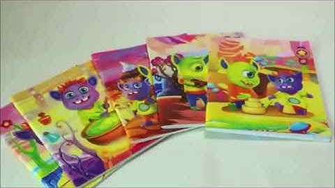 Augmented Reality Notebook - Monsters - TIGRA Live Animations