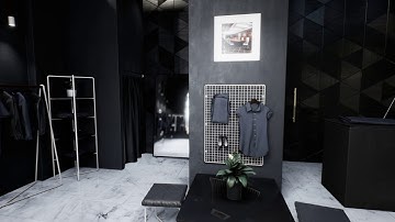 Podolyan Clothing Store - UE4 Realtime Archviz Interactive (Unreal Engine 4)