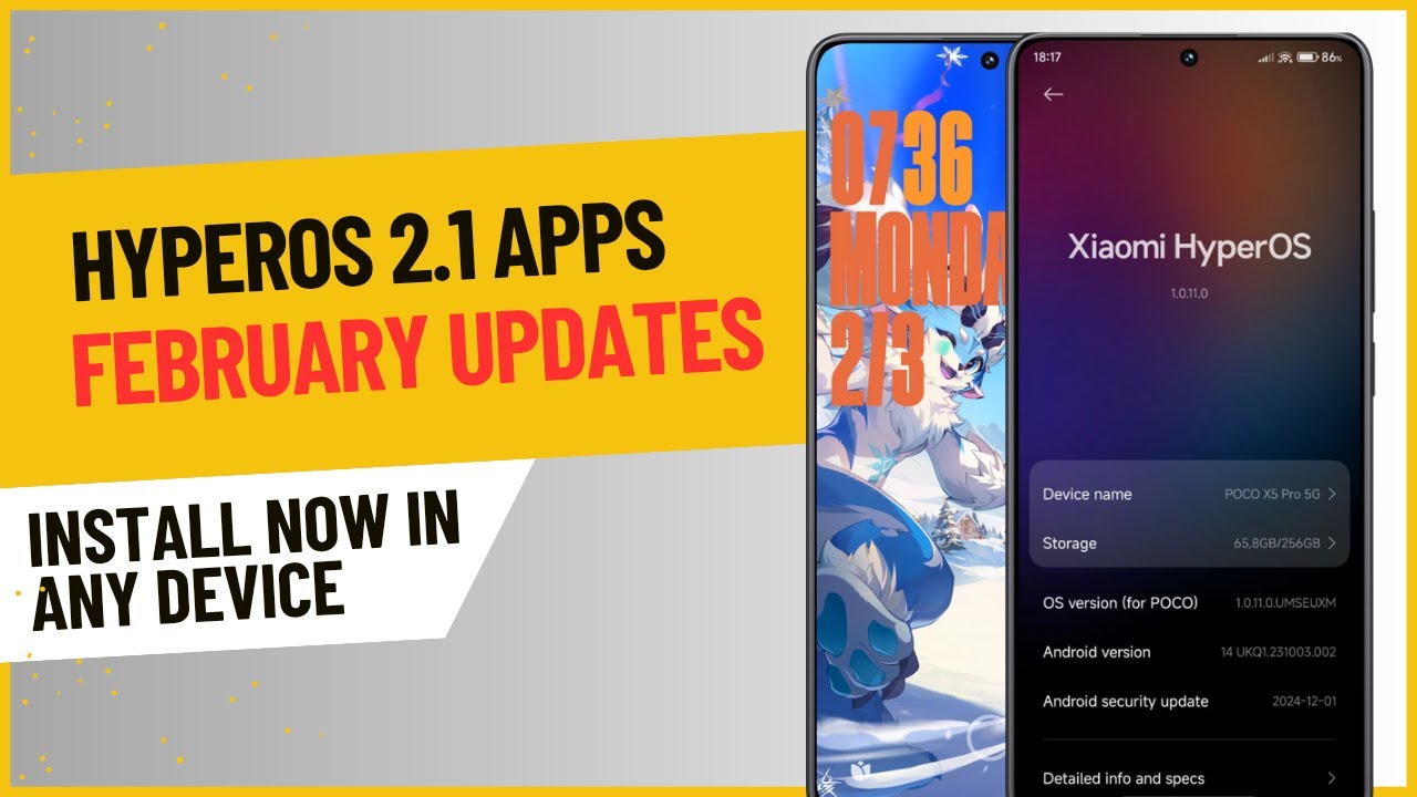 HyperOS 2.1 February Apps Updates, Latest Features 🔥