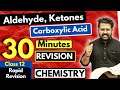 Aldehydes ketones and carboxylic acid class 12  chemistry  full revision in 30 minutes 