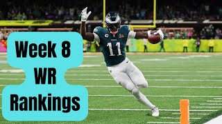Week 8 WR Rankings Fantasy Football 2025