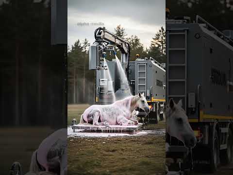 Wildlife Rescuers Save Horse From Deadly Oil Spill! #rescue #animals #wildlife