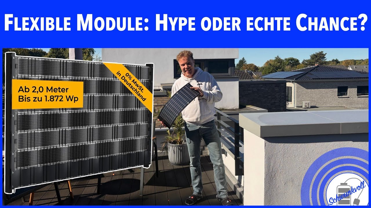 Solarzaun statt Dach? Sunbooster Vertical im Check | Flexible Solarmodule erklärt