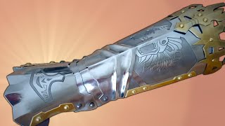 Making a highly decorated vambrace by Garage Knight 4,640 views 2 years ago 9 minutes, 37 seconds