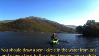 Basic Kayak Strokes - Sweep Stroke