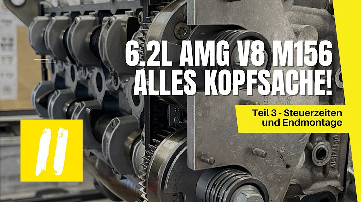 Teil 3 M156 AMG 6.2l - Einstellung Steuerzeiten und Endmontage