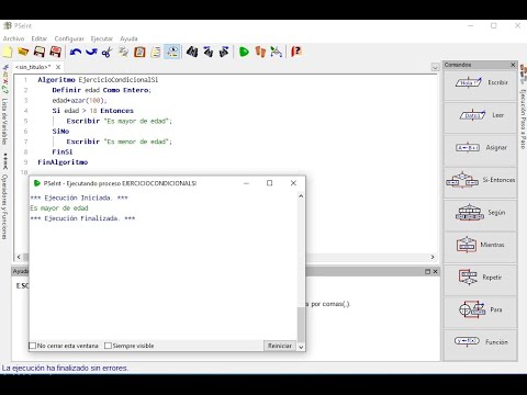 Condicional Si en Pseint - YouTube