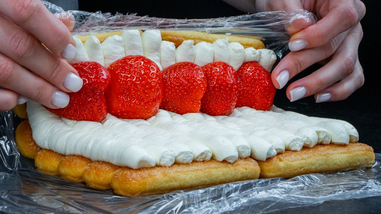 O reteta super simpla de rulada cu capsuni fara coacere. Cookrate-Romania