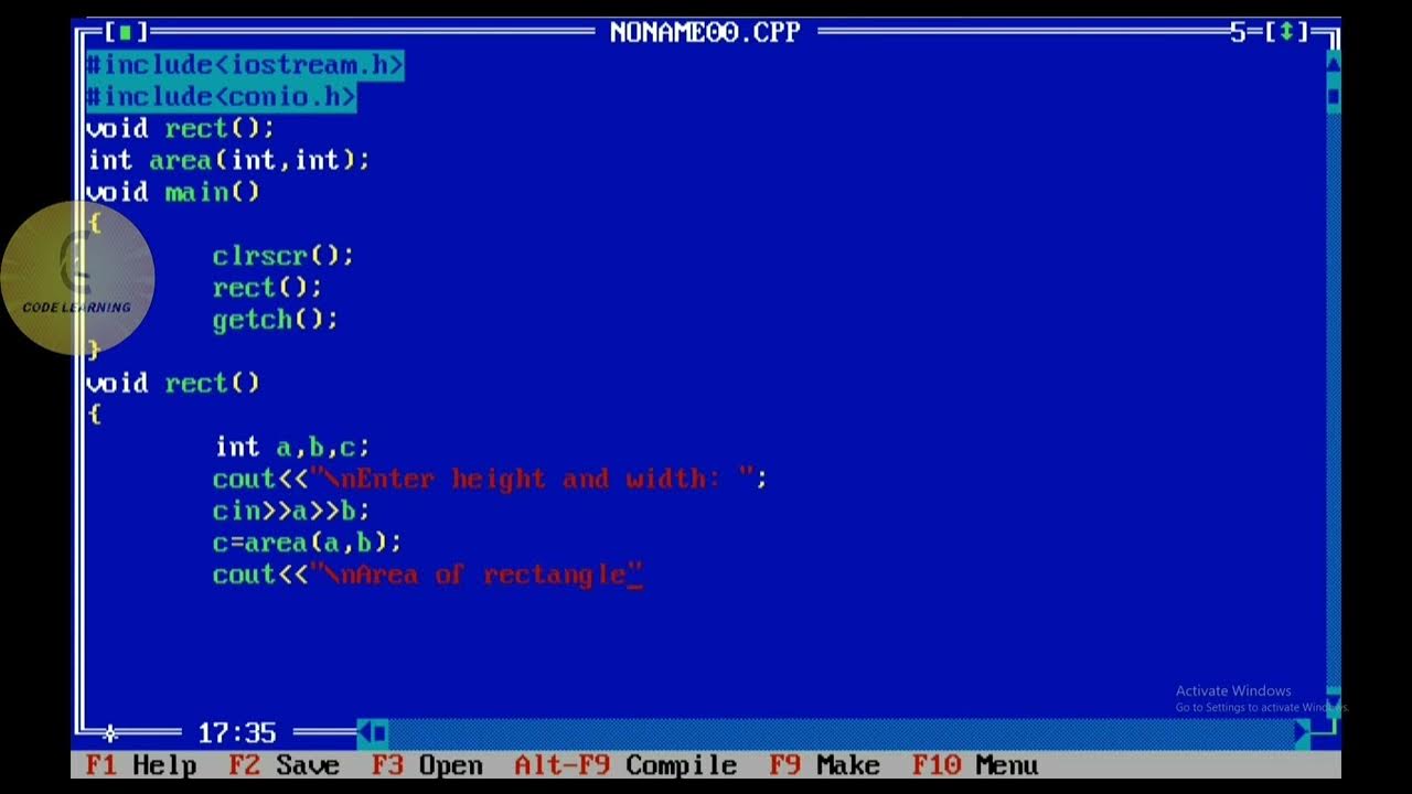 C++| function #6 'nesting of functions' | CodeLearning - YouTube image.