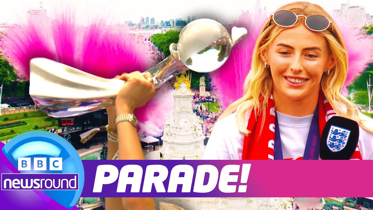 England’s Euro 2025 Victory Parade: ‘I’ve Never Seen Anything Like It!’ 🇬🇧⚽ | Newsround